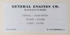 1969 general engines for sale  Shipping to Ireland