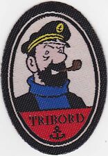 Ecusson à coller thermocollant - Capitaine Haddock Tribord - Tintin et Milou d'occasion  Aimargues