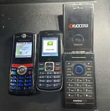 Lote de 3 - Motorola MOTO VE240, Kyocera Neo, LG325GB comprar usado  Enviando para Brazil