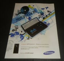Samsung mp3 player for sale  PETERBOROUGH