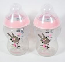 2 Tommee Tippee Closer to Nature Baby Bottles  260ml 9 oz  0M+ MAKE a WISH for sale  Shipping to South Africa