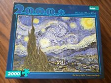 Used, Buffalo Games Starry Night 2000 Piece Puzzle 38"x26" for sale  Shipping to South Africa