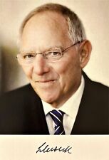 Autógrafo Dr. Wolfgang Schäuble MdB Ministro Federal 23 † distrito electoral Offenburg xyz segunda mano  Embacar hacia Argentina