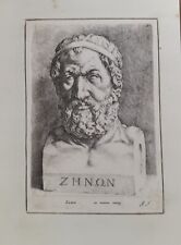 JAN DE BISSCHOP (1628-1671) PORTRAIT BUST OF ZENO for sale  Shipping to South Africa