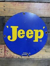 Vintage jeep porcelain for sale  USA