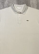 Camisa polo masculina Lacoste original algodão pique L.12.12 9 (4XL) Lt cinza em excelente estado usado!! comprar usado  Enviando para Brazil