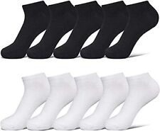 Meias esportivas masculinas femininas forro tornozelo confortável algodão macio corte baixo comprar usado  Enviando para Brazil