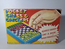 Pocket chess checkers for sale  Greensboro