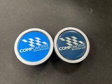 Used, COMPOMOTIVE  AT  ALLOY WHEELS , PLASTIC Centre Cap Race/Rally X 2 for sale  Shipping to South Africa
