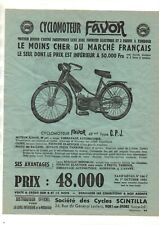 Publicité cyclomoteur favor d'occasion  Hazebrouck