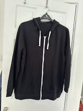 Black zip hoodie for sale  ABINGDON