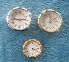 Small clock inserts for sale  NEWTOWN