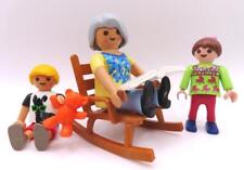 Bonecos Playmobil vovó e crianças - Family House People & cadeira de balanço comprar usado  Enviando para Brazil