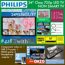 Philips 24" Clase 720p LED TV (24PFL3603/F7) con control remoto y soporte / NO SMART TV segunda mano  Embacar hacia Argentina