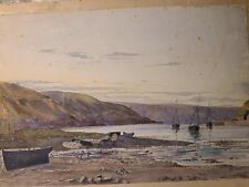 Antique watercolor coastal for sale  Deep River