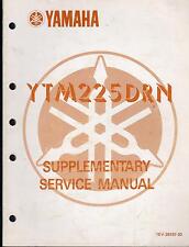 YAMAHA ATV YTM225DRN SERVICE MANUAL SUPPLEMENT  P/N 1EV-28197-20 til salgs  Frakt til Norway