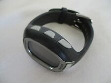 Garmin FR60 W Digital Wristwatch Black Buckle Band Silver Tone WR 50M, used for sale  Shipping to South Africa