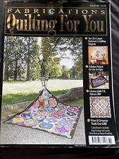 Fabrications quilting magazine for sale  DRIFFIELD