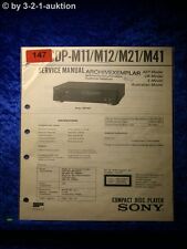 Sony Service Manual CDP M11 / M12 / M21 / M41 CD Player (#0147), usado segunda mano  Embacar hacia Argentina