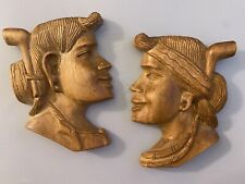 Pair vintage carved for sale  Peru