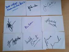 Autographs signed pages. for sale  LONDON