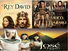 BÍBLICA, "5:JOSÉ, JOSUE, DAVID, MOSES Y EL RICO Y LÁZARO", 151 DVD, 649 CAPITULOS segunda mano  Embacar hacia Argentina