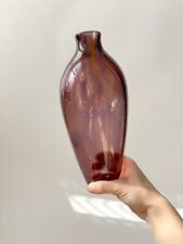 Amethyst Tall Vintage MCM Tall Art Glass Vase for sale  Shipping to South Africa