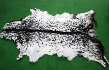 New Goat hide Rug Hair on Area Rug Size 38"x24" Animal Leather Goat Skin G-74 for sale  Shipping to South Africa