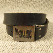 Ratchet leather belt for sale  NELSON