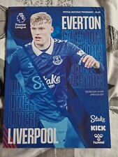 Everton liverpool programme for sale  WOLVERHAMPTON