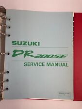 Manual de servicio OEM Suzuki DR200SE en carpeta Suzuki segunda mano  Embacar hacia Argentina