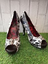 Iron Fist High Heel Skull Goth Emo Whitby Punk UK 4 for sale  Shipping to South Africa