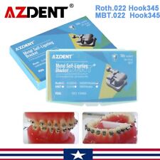 Soportes dentales autoligado ortopédico Roth/MBT.022 Gancho 345 segunda mano  Embacar hacia Mexico