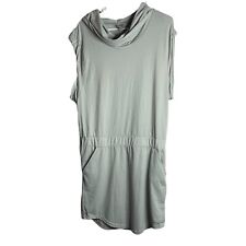 Mini Vestido Recogido en Banco Para Mujer L Minimalista BoHo Nadar Cubierta Playa Gris segunda mano  Embacar hacia Argentina