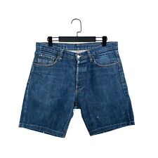 A Bathing Ape Blue Mid Wash Embroidered Baby Milo Denim Shorts - W34 Adjusted for sale  Shipping to South Africa