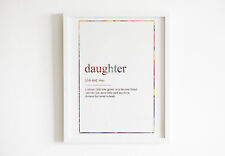 Daughter poster print for sale  Katy
