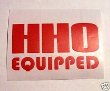 HHO Hydrogen Generator Vinyl Decals Stickers Exterior, gebraucht gebraucht kaufen  Versand nach Germany