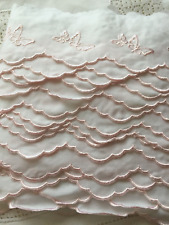 12 metres of white/pale pink cotton vintage Broderie Anglaise 60mm ,butterflies for sale  Shipping to South Africa