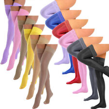 Calcetines altos de nailon con reflejos de seda para mujeres segunda mano  Embacar hacia Argentina