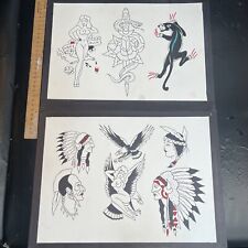 Tattoo flash sheets for sale  BRISTOL