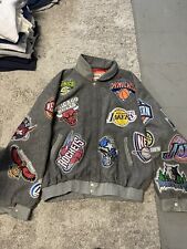 Jeff Hamilton JH Design NBA Retro Logo Mens Jacket Patches Rare! for sale  San Antonio
