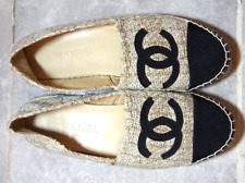 Chanel espadrilles tweed for sale  Shipping to Ireland
