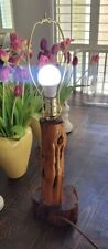 Lámpara rústica de madera natural para troncos hecha a mano granja manchada/estilo rústico segunda mano  Embacar hacia Argentina