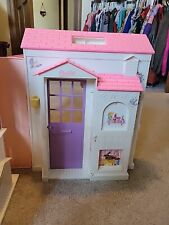 Casa de muñecas Mattel rosa vintage retro Barbie plegable #16961  segunda mano  Embacar hacia Argentina