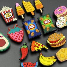 Food & Fruit Croc Charms Jibbit Clog Shoe Charm Ice Cream Pizza Burger Cheese for sale  Shipping to South Africa