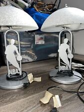 Abajur de mesa vintage de metal prata basquete logotipo NBA comprar usado  Enviando para Brazil