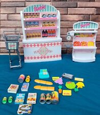Tienda y cafetería de supermercado Barbie Fun Shoppin' de colección + accesorios de tienda de juguetes segunda mano  Embacar hacia Argentina