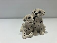 Vintage Stone Critters Dalmation Puppies Puppy Dog Figurine for sale  Shipping to South Africa