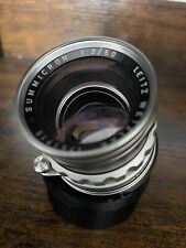 Leica 50mm summicron for sale  ALLOA