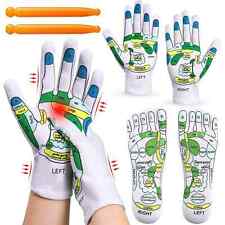 Acupressure reflexology gloves for sale  Shipping to Ireland